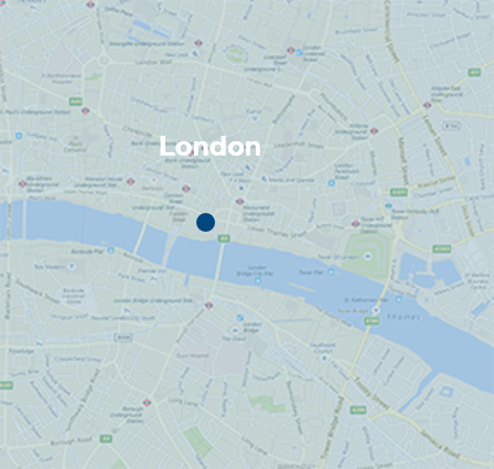 Map image and location of London England